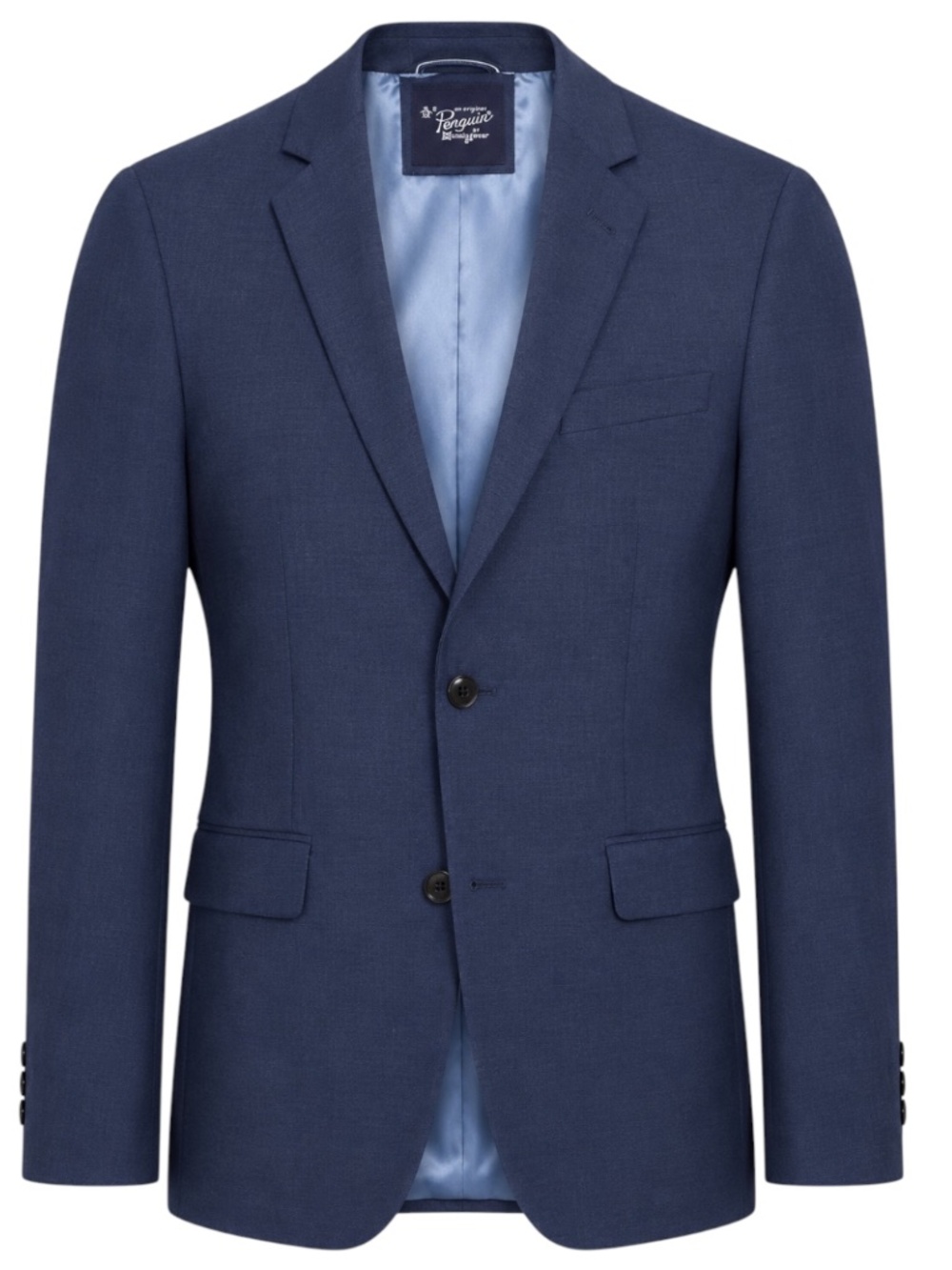 ORIGINAL PENGUIN Osmans Wool Blend Suit Jacket Navy 40S Slim Fit NWT